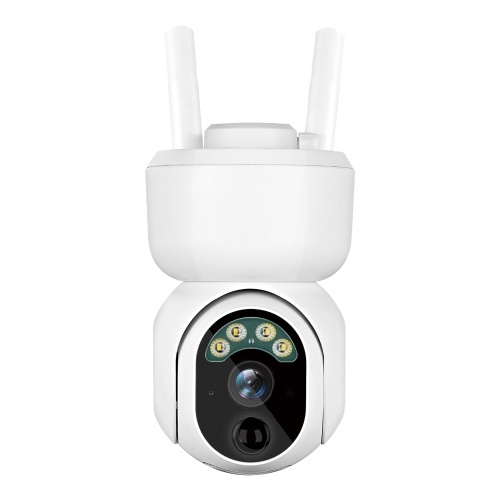 

1080P PTZ Home Surveillance Camera with Color Night Vision Rechargeable Battery Powered WiFi Wireless Outdoor Security Camera