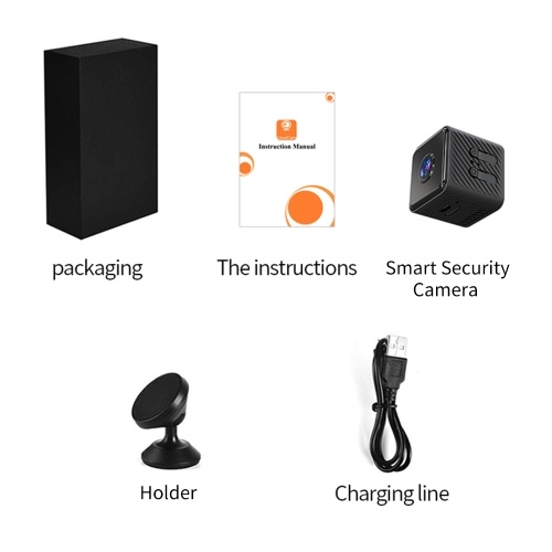 1080P Home Multifunctional Camera Smart Security Camera with Function Night Vision Support for 4-64GB Storage iWFCam APP Control
