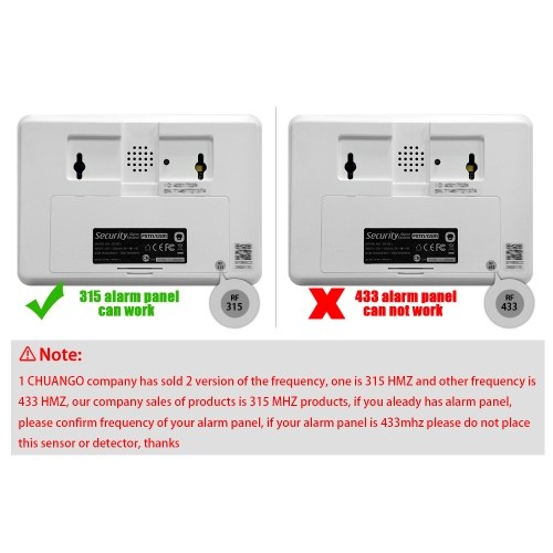 Chuango RC-80 315MHz Wireless Remote Controller with Keychain