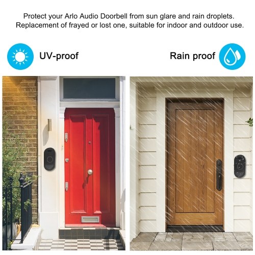 

1 Pack Silicone Cover Protective Skin for Arlo Audio Doorbell