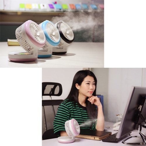 

Mini Portable Spray Mist Fan Foldable Desktop Humidifier