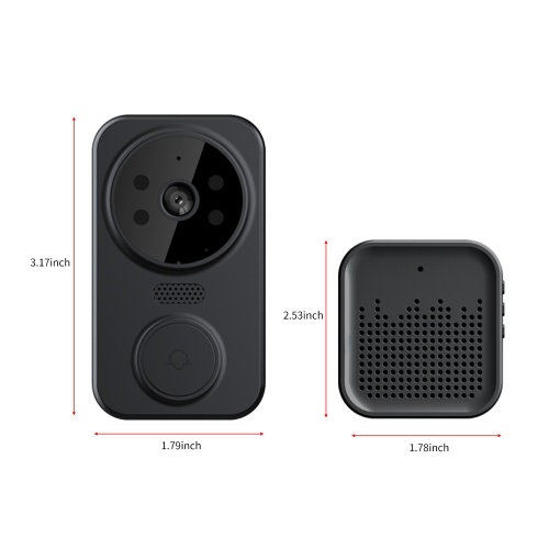 Smart Video Doorbell Wireless HD Camera PIR Motion Detection IR Alarm Security Door Bell Wi-Fi Intercom for Home Apartment 