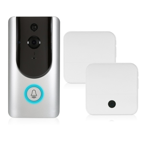 

HD 1080P WiFi Умный беспроводной охранный дверной звонок с 32G TF-картой 2 Беспроводной звонок для звонка в дверь