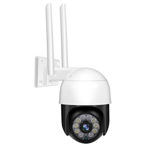 

Security Camera Outdoor, 360° Home Security Camera System, 3MP PTZ Dome Surveillance WiFi Camera Support Full Color Night Vision, Motion Detection, Two-way Audio, IP66 Weatherproof