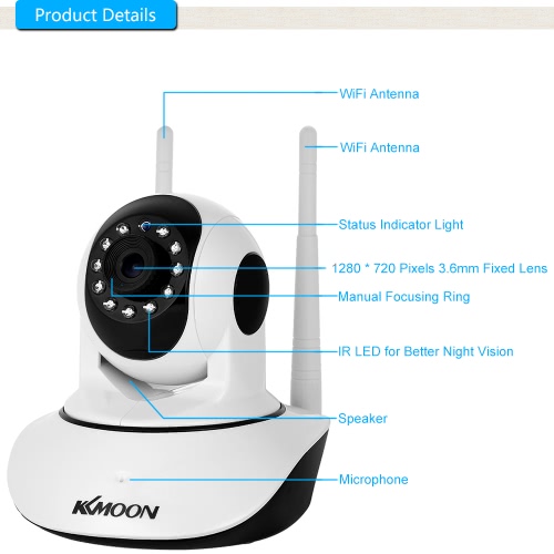 

KKmoon 720P IP Camera