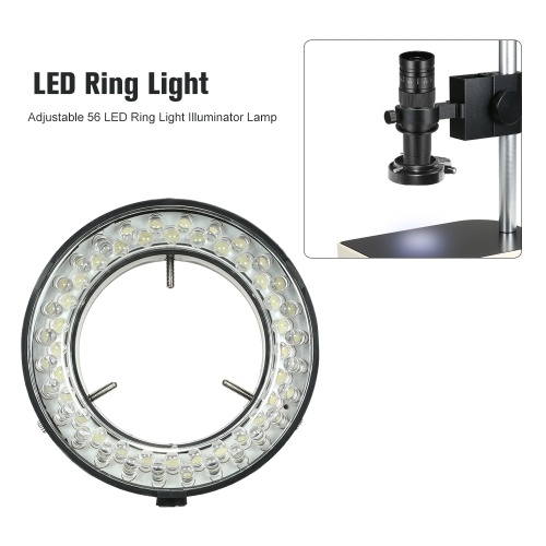 

Adjustable 56 LED Ring Light Illuminator Lamp