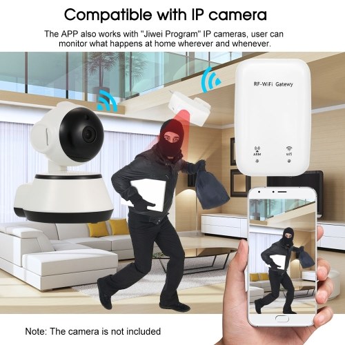 

RF WIFI Gateway Smart Alarm System Door Sensor PIR Motion Sensor Phone APP Remote Control Smart Home Security Alarm System