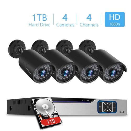 

4CH 1080P Security Camera System
