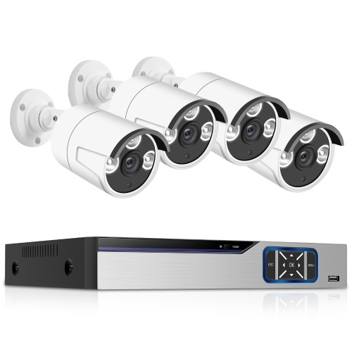 

Security Camera System 8CH Video DVR Recorder+4pcs 1080P Outdoor IP66 Weatherproof Security Cameras
