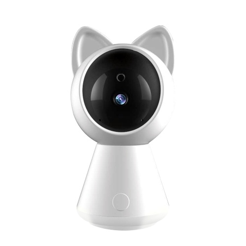

Indoor Home Security Camera, 1080P WiFi Wireless Surveillance IP Camera Baby Monitor With 360˚ View, Night Vision, Two-way Audio, Remote Access, Motion Detection, 24/7 Protection, White