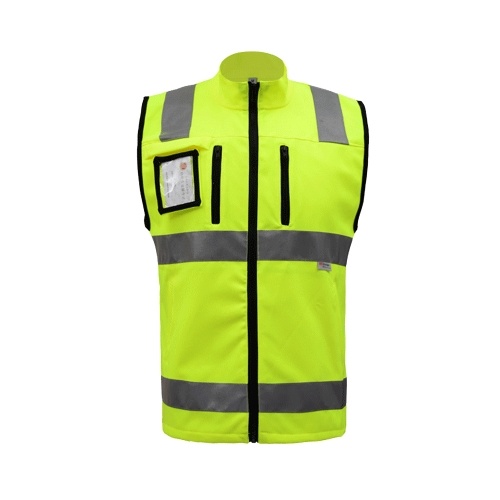 SFVest  High Visibility Reflective Safety Vest Reflective Vest Multi Pockets Workwear Security Working Clothes Day Night Motorcycle Cycling Warning Safety Waistcoat