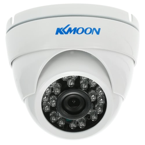 

KKmoon 1080P 2.0MP AHD Dome Surveillance Camera 3.6mm 1/3’’ CMOS 24 IR Lamps Night Vision IR-CUT Waterproof Indoor Outdoor CCTV Security NTSC System