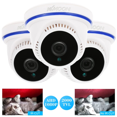 

KKmoon® AHD 1080P 2000TVL Megapixels CCTV Security Surveillance Indoor Dome Camera support IR-CUT Filter Night View Plug and Play