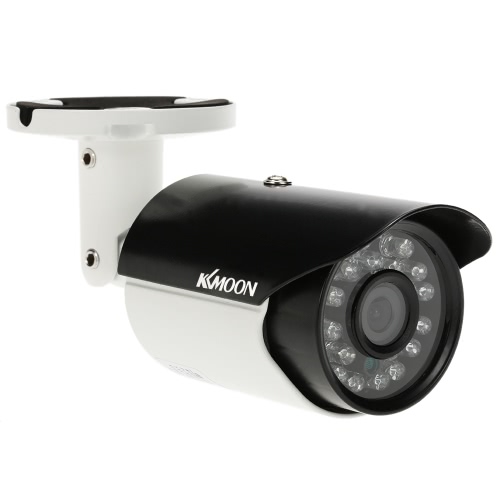 Surveillance de sécurité KKmoon® AHD 720P 1500TVL Megapixels CCTV Support de caméra Bullet Intérieur Extérieur étanche IR-CUT Filtre Night View Plug and Play 24 LED