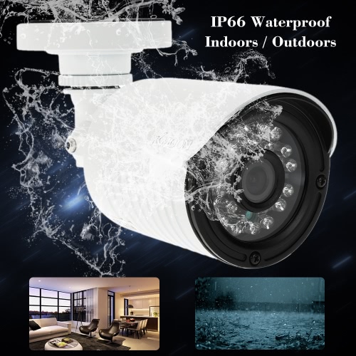 

KKmoon® AHD 720P 1500TVL Megapixels CCTV Security Surveillance Outdoor Indoor Bullet Camera support weatherproof IR-CUT Filter Ni