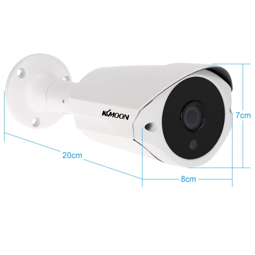 KKmoon 960P AHD Câmera 1.3MP 3,6 milímetros 1/3 '' CMOS 36 LEDs IR Night Vision IR-cut impermeável Interior Exterior para o sistema PAL CCTV Segurança