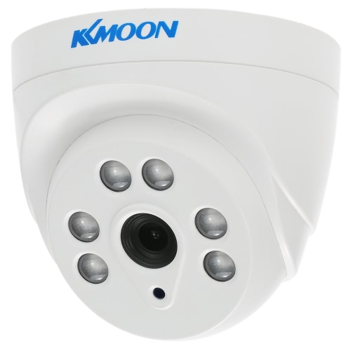 KKmoon  960P AHD Dome CCTV Camera 1.3MP 3.6mm 1/4’’ CMOS 6 Array IR Lamps Night Vision IR-CUT Indoor Home Surveillance PAL System