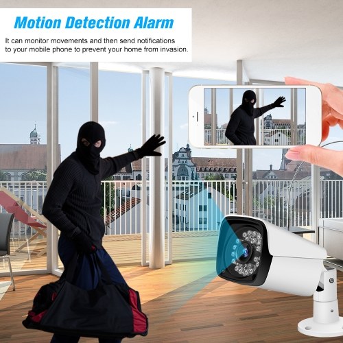 

1080n Pro HD + 8CH Video Security Digital Recorder + 4pcs Analog Security Cameras （HDD Not Included） US Plug