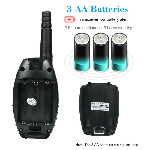 

2PCS Walkie Talkies with PTT/VOX XFC 8CH 2 Way Radios Communicator