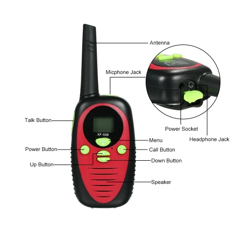

22 Channel Long Range Portable Handheld Mini Walkie Talkies Two Way Radios