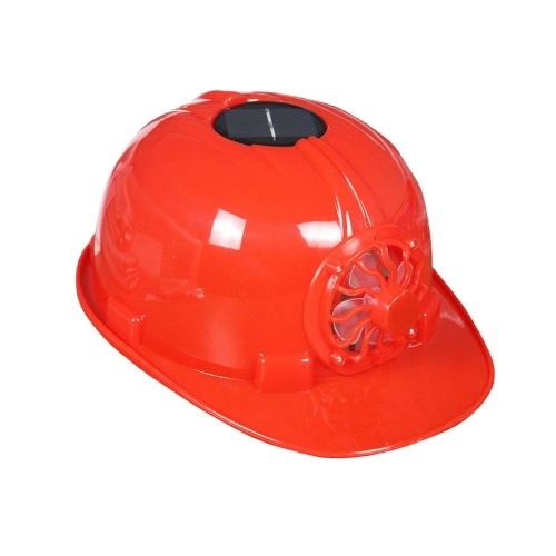 

Solar Power Safety Helmet with Solar Powered Cooling Fan