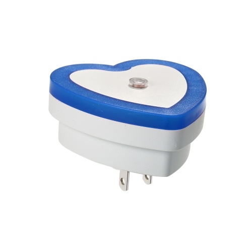 

Light Sensor Control Night Light Mini Novelty Heart-shaped Bedroom Lamp Light Control Nightlight