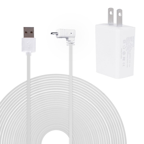 

Power Adapter(5V/2A)with 20ft/6m Weatherproof Cable