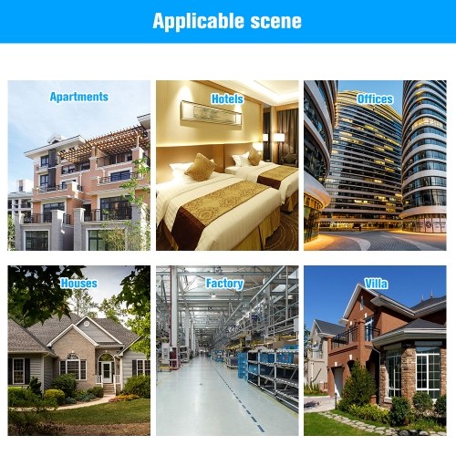 

7 inch Wired Video Doorbell Visual Hands-free Two-way Audio