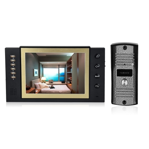 Home Security 8-inch LCD Color Video Door Phone Intercom System