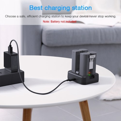 

Charging Station Doorbell Charger Double Plug Charger with Power Adapter for Ring Video Doorbell 2/Ring Spotlight Cam Battery/Ring Spotlight Cam Solar/All-new Ring Stick UP Cam Battery Stable Output