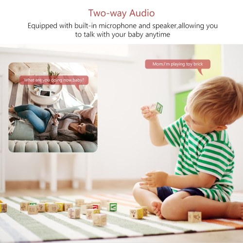 

1080P WiFi Security Camera Dual-Lens Indoor Surveillance IP Camera