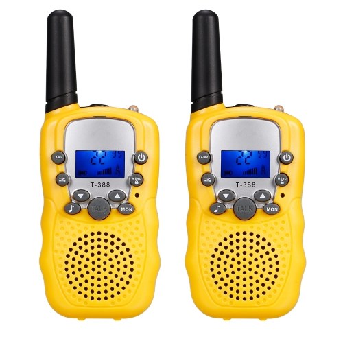 

Adult Kids Walkie Talkies 2 Way Radio with Flashlight Long Range 0.5W 22 Channel for Outdoor Activities Camping Hiking Biking Trip(One Pair)