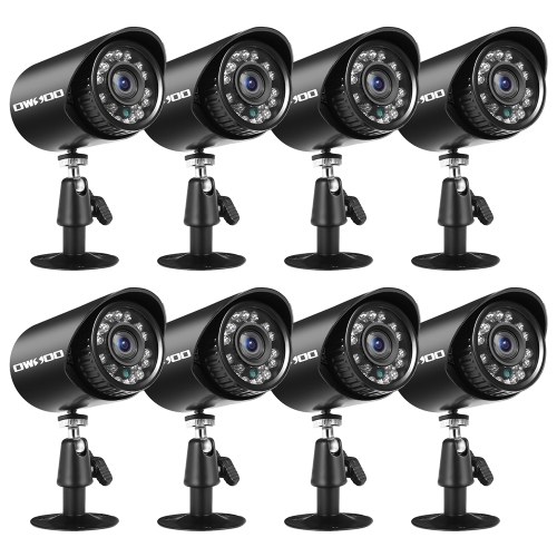 

8pcs HD 720 Security Analog Cameras