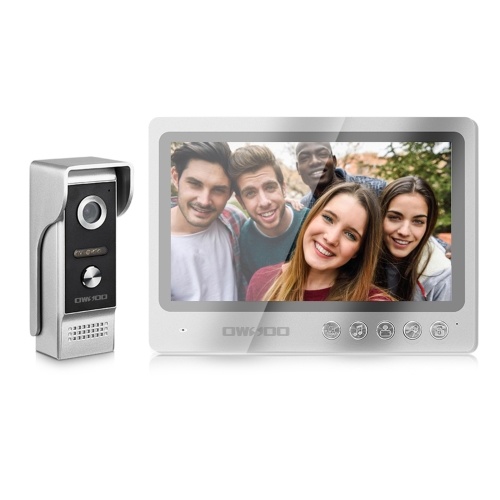 OWSOO 9'' Video Doorbell Video Door Phone Outdoor Waterproof Home Secrity Doorbell