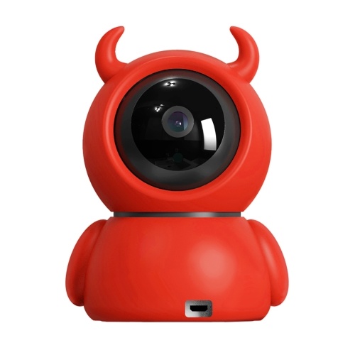 

1080P Home 2.4G WiFi Security Camera, Indoor Wireless WiFi Surveillance Camera Baby Monitor Support Motion Detection, Remote Access, Night Vision, Two-Way Audio, White