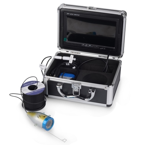 7inch Color LCD Monitor Underwater Fishing Camera 30 Meters Cable 8G TF Card 