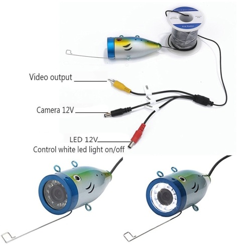 7 Inch Color LCD Monitor Underwater Fishing Camera 
