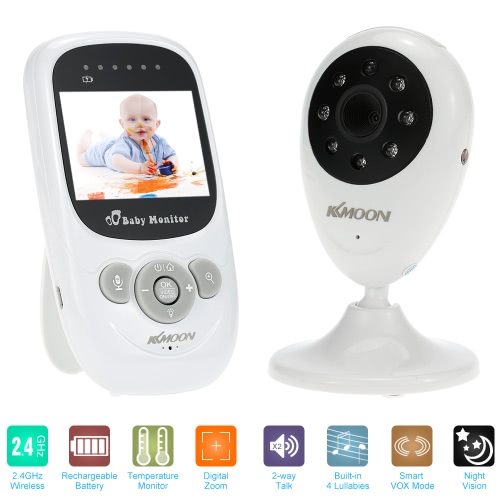 

KKmoon 2.4in 2.4GHz Wireless Baby Monitor Alarm Home Security