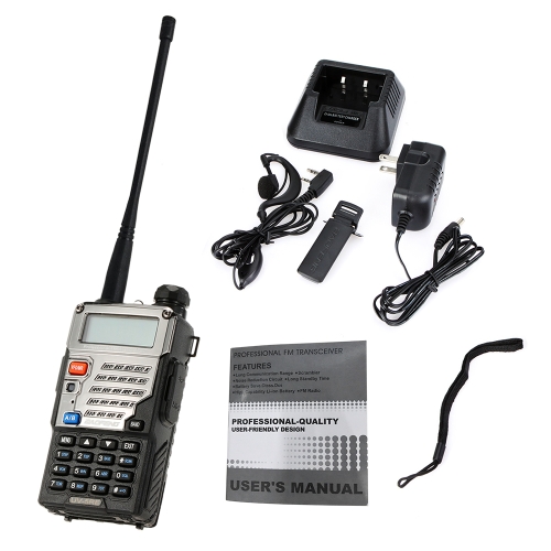 

BAOFENG UV-5RE Walkie Talkie Dual-Band 136-174/400-520MHz Two-way Radio with Earpiece