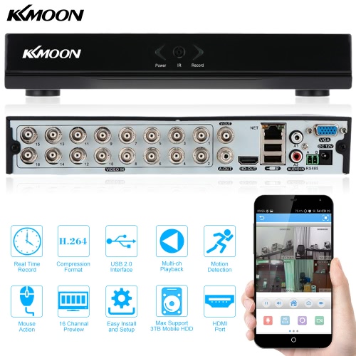 Kkmoon 16 sale channel dvr manual