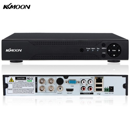 

Second Hand KKmoon® 4CH Channel Full 1080N / 720P AHD DVR HVR NVR HDMI P2P Облачная сеть Поддержка цифрового видеорегистратора Onvif Поддержка Plug and Play Android / iOS APP Free CMS Browser View Motion Detection Email Alarm PTZ для системы наблюдения за