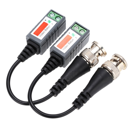 Twisted CCTV Video Balun Passive Transceivers 2000ft Distance UTP Balun BNC Cable CAT5 Cable