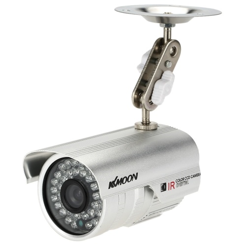 Segunda Mão KKmoon HD 1200TVL Câmera de Vigilância de Segurança CCTV Night Vision Outdoor À Prova D 'Água 1/3 "CMOS IR-CUT Sistema NTSC