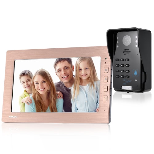 KKmoon Wired 10.1 '' Video Door Phone