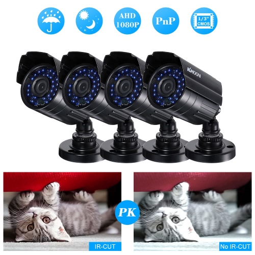 

KKmoon 4*1080P AHD CCTV Camera + 4*60ft Cable NTSC System