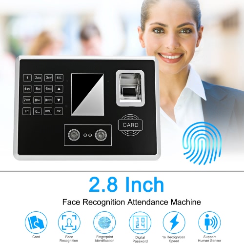

DANMINI 2.8" TFT LCD Display + Fingerprint Attendance Control System