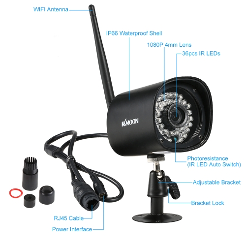 

KKmoon 4 Channel Wireless WiFi NVR Camera System
