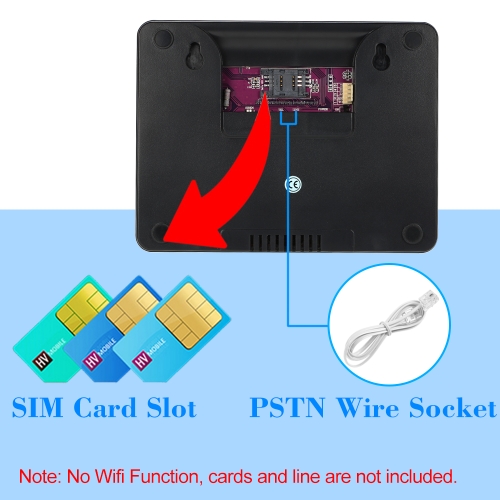 

KKmoon 433MHz Wireless Auto-dial GSM+PSTN SMS Alarm Security System