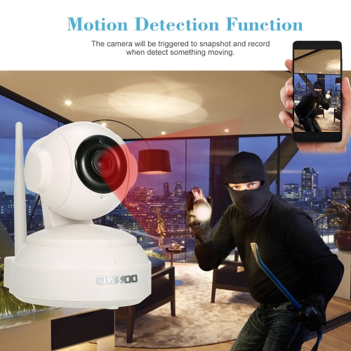 

OWSOO 1080P Wireless WIFI Pan Tilt HD IP Camera 2.0MP 1/2.7” CMOS 3.6mm Lens Support Onvif PTZ Two-way Audio Night Vision Phone AP