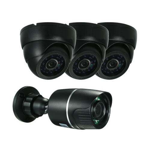 4CH 1080P AHD Dome + Bullet CCTV Camera System